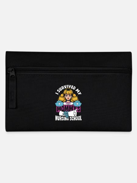 Abschluss Krankenschwester Krankenpflege Mutter - Federtasche - Schwarz