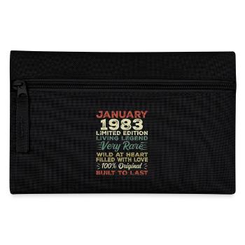 Anniversaire de Janvier 1983 - Janvier 1983, Janvier 1983 - Trousse - noir - Devant
