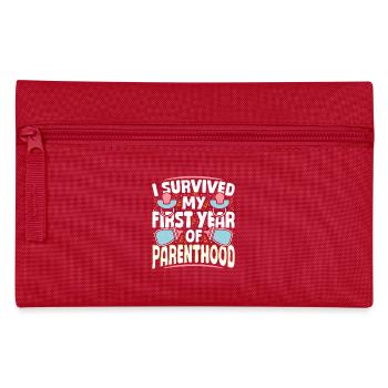 Education - surviving the first year of parenthood - Pencil Case - red - Front