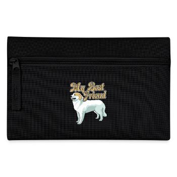 Great Pyrenees Is My Best Friend - Pencil Case - black - Front