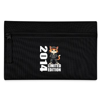Limited Edition 2014 Geburtstag 2014 Geboren - Federtasche - Schwarz - Vorne