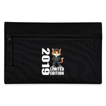 Limited Edition 2019 Geburtstag 2019 Geboren - Federtasche - Schwarz - Vorne