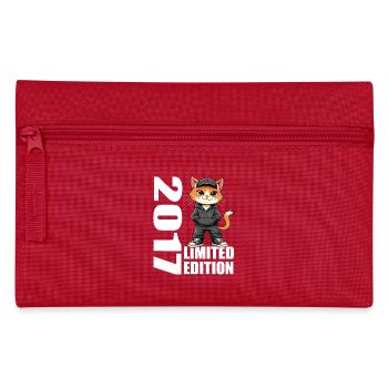 Limited Edition 2017 Geburtstag 2017 Geboren - Federtasche - Rot - Vorne