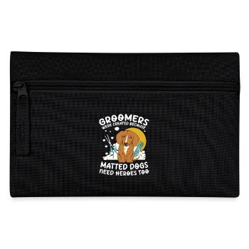 Groomers Matted Dogs Need Heroes Too für einen - Federtasche - Schwarz - Vorne
