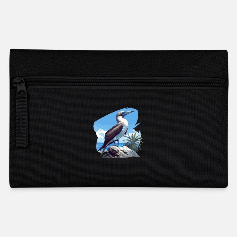 Blaufußtölpel - Federtasche - Schwarz