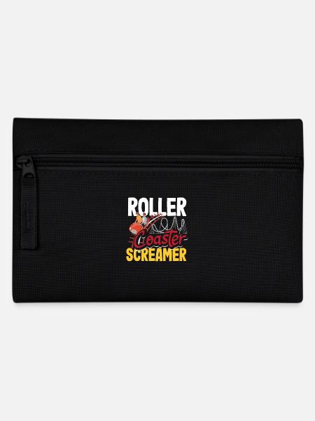 Achterbahn Schrei-Abenteuer - Federtasche - Schwarz