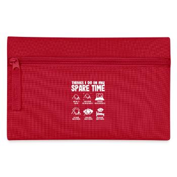Roller coaster Fan activities Leisure time - Pencil Case - red - Front