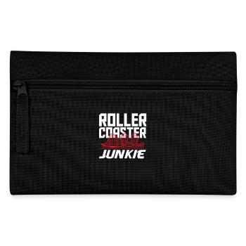 Roller coaster junkie adrenaline lover - Pencil Case - black - Front