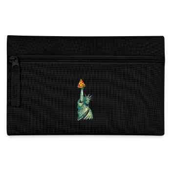 Statue de la Liberté avec torche à pizza Artwork Nouveau - Trousse - noir - Devant