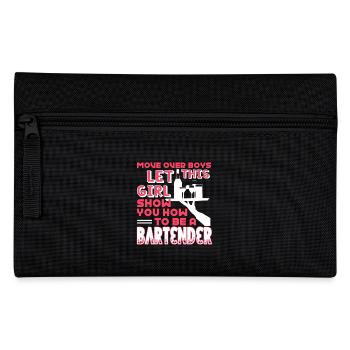 Let Girl Show You How To Be A Bartender - Pencil Case - black - Front