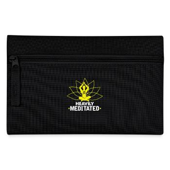 Heavily Meditated Yoga Om Design für - Federtasche - Schwarz - Vorne