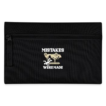 Mistakes were made Humorous car accident - Pencil Case - black - Front