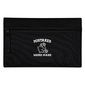 Des erreurs ont été commises Humour amusant Voiture Graphique - Trousse - noir - Devant