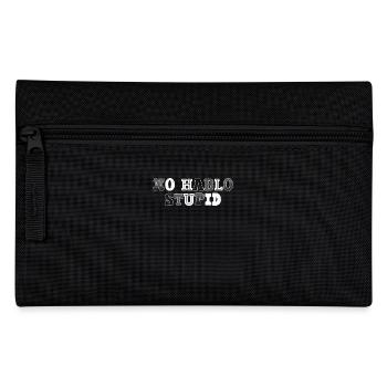 No Hablo Stupid Funny Statement for Humorous People - Pencil Case - black - Front