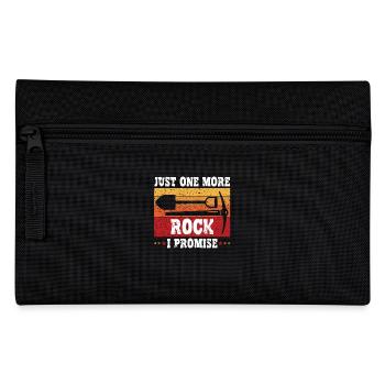 Just One More Rock I Promise Humorvolles - Federtasche - Schwarz - Vorne