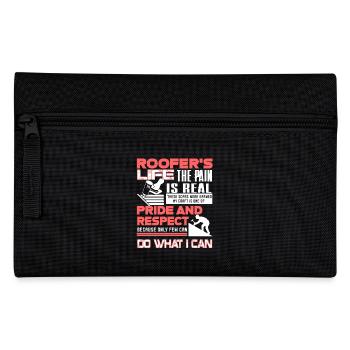 Roofer Do What I Can - Pencil Case - black - Front