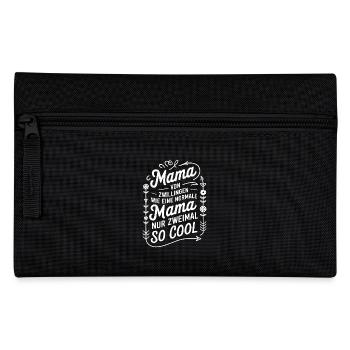 Zwillingsmama Zwillings Mutter Mama von Zwillingen - Federtasche - Schwarz - Vorne