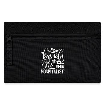 Hacker Keep Calm and Hack On - Pencil Case - black - Front