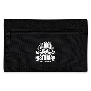 Historian Loves Beer - Pencil Case - black - Front