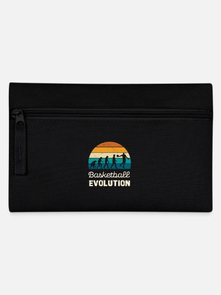 Basketball Evolution Vintage Stil - Federtasche - Schwarz
