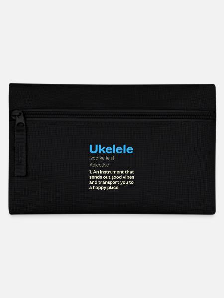 Ukelele Definition Music - Pencil Case - black
