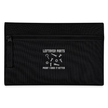 Leftover Parts Handwerker Humor - Federtasche - Schwarz - Vorne