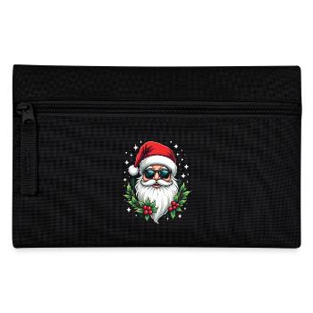 Père Noël cool avec des lunettes de soleil Noël - Trousse - noir - Devant