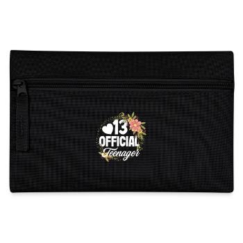 13th Birthday Official Teen - Pencil Case - black - Front