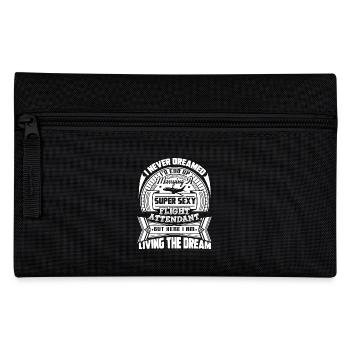 Marrying A Flight Attendant - Pencil Case - black - Front