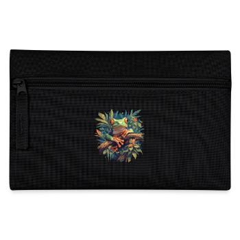 Frosch Frösche - Federtasche - Schwarz - Vorne