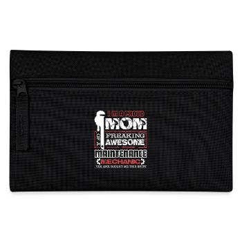 I am A Maintenance Mechanic Mom - Pencil Case - black - Front