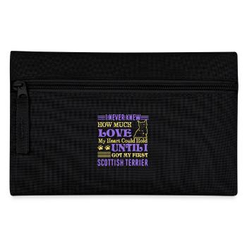 How Much Love My Scottish Terrier - Pencil Case - black - Front