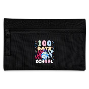 100 days of school schaf tier schaflover - Federtasche - Schwarz - Vorne