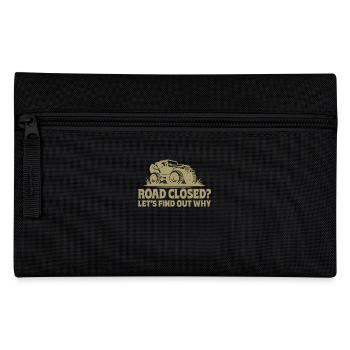 Road Closed? Let's Find Out Why Adventure Offroad - Pencil Case - black - Front
