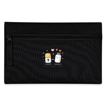 Un motif de dessin animé amusant Salt & Battery pour - Trousse - noir - Devant