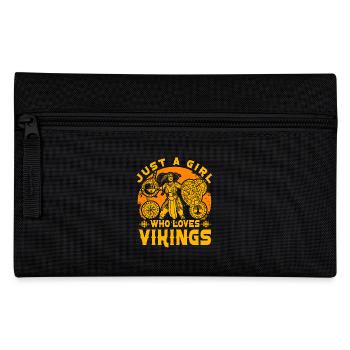 Juste une fille qui aime les Vikings - Trousse - noir - Devant