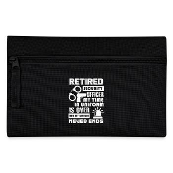 Security Officer Security Officer Never Ends - Pencil Case - black - Front