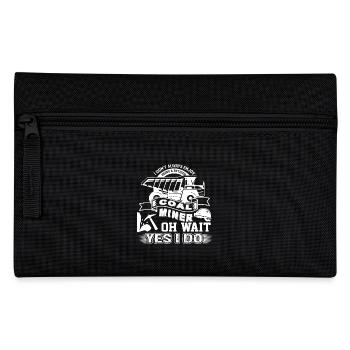Coal Miner Retired Coal Miner - Pencil Case - black - Front