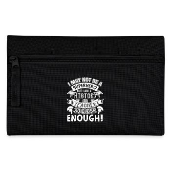 I am A History Teacher So Close Enough - Pencil Case - black - Front