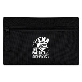 CNA I am A CNA I Pray For My Patients - Pencil Case - black - Front