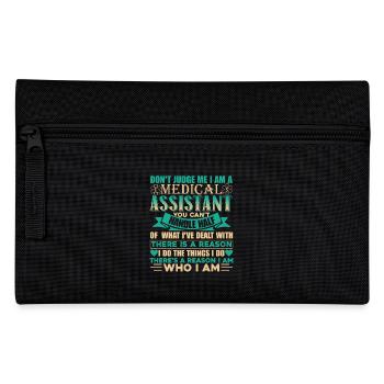 Medical Assistant Don't Judge Medical Assistant - Pencil Case - black - Front