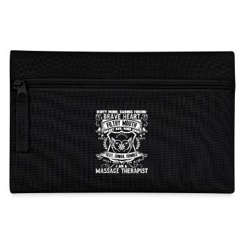 Massage Therapist I Am A Massage Therapist - Pencil Case - black - Front