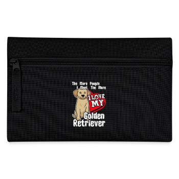 I Love My Golden Retriever - Pencil Case - black - Front