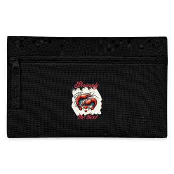 Crevettes, le meilleur jeu de mots - Trousse - noir - Devant