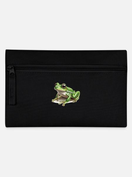 Frog Frogs - Pencil Case - black