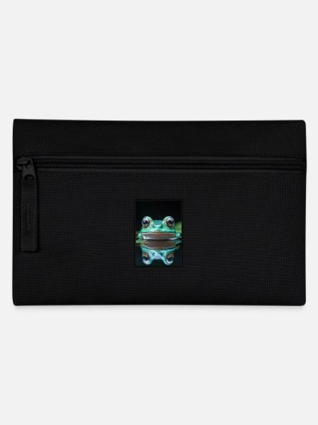 Frosch Frösche - Federtasche - Schwarz
