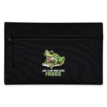 Frog Frogs - Pencil Case - black - Front