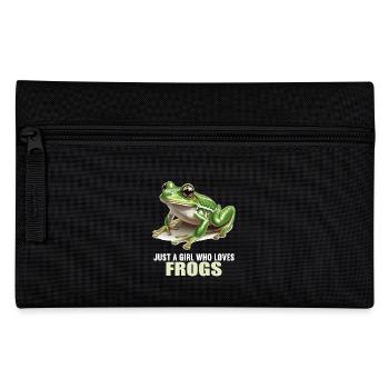 Frog Frogs - Pencil Case - black - Front