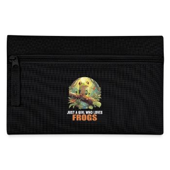Frog Frogs - Pencil Case - black - Front