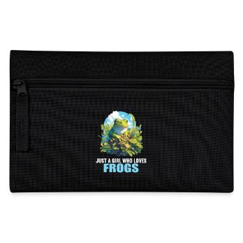 Frog Frogs - Pencil Case - black - Front